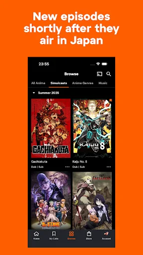 Crunchyroll screenshot 2