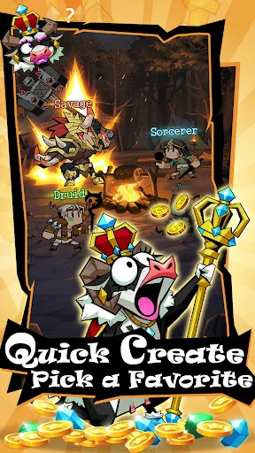 Lootfiend: Idle Dungeons screenshot 1